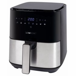Clatronic FR 3782 H Singolo 5 L Indipendente 1450 W Friggitrice ad aria calda Nero, Acciaio inox (Clatronic FR 3782 H inox HeiÃluft-Frit)