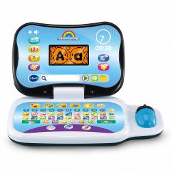 VTech 524804 Computer portatile per bambini (Mein Vorschul-Laptop 2.0 [grau/schwarz)