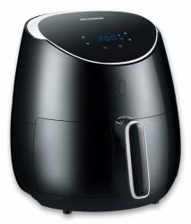 Severin FR 2445 friggitrice Singolo 5 L Indipendente 2000 W Friggitrice ad aria calda Nero, Metallico, Argento (Severin FR 2445 frituregryde Enkelt 5)