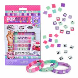Cool Maker , PopStyle Expansion Pack, Bracelet Making Kit, over 50 Gem Beads, Makes 3 [Packaging May Vary], Arts and Crafts Jewlery Kit, Kids Toys for Ages 7 and up (Cool Maker PopStyle Bracelet Ma...