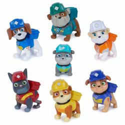 Rubble & Crew , Confezione Regalo, set con 7 personaggi da collezione, giocattoli per bambini e bambine dai 3 anni in su (Rubble & Crew Construction Family Gift)