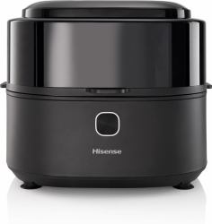 Hisense HAF1350DR Singolo 6,7 L Indipendente 1350 W Friggitrice ad aria calda Nero (Hisense HAF1350DR frituregryde Enkelt)