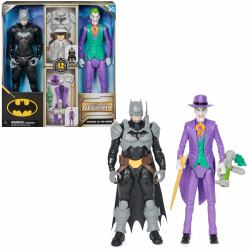 DC Comics , Action Figure Batman Adventures, Batman vs Joker, 2 Action Figure Batman Alte 30 cm, Supereroe e Supernemico con 12 Accessori e 17 Punti di Articolazione, Giochi per Bambini, 4+ Anni (D...