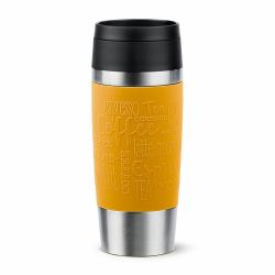 EMSA Travel Mug Classic 36 ml Acciaio inox, Giallo (EMSA Travel Mug Classic 36 ml Rustfrit)