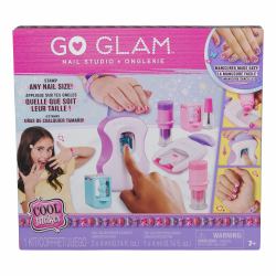 Cool Maker , GO GLAM Studio Nail Kit, Style 200 Nails, 4 Designs, 2 Polish Applicators & Mask [Packaging May Vary], Arts and Crafts for Ages 7 and up (Cool Maker GO GLAM Studio Nail Kit)