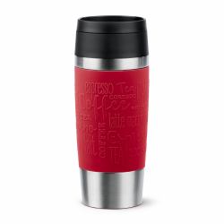 EMSA Travel Mug Classic N2020400 tazza da viaggio 360 ml Nero, Rosso, Acciaio inox Acciaio inox (EMSA Travel Mug Classic N2020400 rejse)