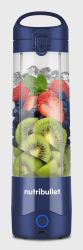 NutriBullet Portable – Mini Frullatore Compatto e Portatile, Ricaricabile USB-C, Smoothie Maker, Blu [NBP003NBL] (Blender kielichowy Nutribullet NBP003N)