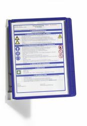 Durable 5551-07 leggio portadocumenti Ritratto A4 (Durable VARIO WALL 5 A4 Dark Blue)