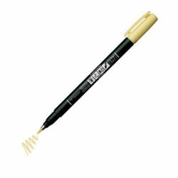 Tombow Fudenosuke Pastel evidenziatore 1 pz Punta del pennello Giallo (Tombow Fudenosuke Pastel speedmarker 1)