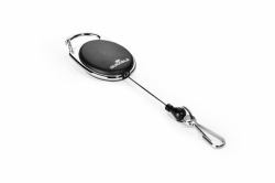 Durable BADGE REEL WITH SNAP HOOK Bobina per badge Nero 1 pz (Durable STYLE Snap Hook Badge Reel Black)