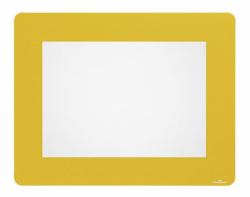 Durable 180804 lettere e numeri autoadesivi Giallo (Durable Removable A4 Floor Frame [10])