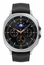 Samsung Galaxy Watch 8 Classic 3,3 cm [1.3"] AMOLED 46 mm Digitale 438 x 438 Pixel Touch screen Argento Wi-Fi GPS [satellitare] (Samsung Galaxy Watch 8 Classic Black 4)