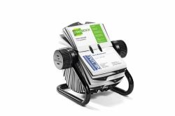 Durable VISIFIX portabiglietto 200 tasche (Durable VISIFIX Rotary File Black)