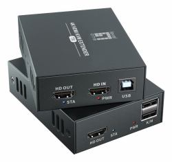 LevelOne HVE-8111 moltiplicatore AV Trasmettitore e ricevitore AV Nero (Av Extender Av Transmitter & - Receiver Black - Warranty: 12M)