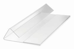 Durable 116119 porta etichette 10 pz (Durable Hard Cover Pocket 1/2 A5 Clear [10])