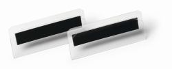 Durable 119519 porta etichette 10 pz (Durable Magnetic Pocket 100x38mm Clear [10])