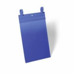 Durable 1750 07 porta etichette 50 pz (Durable Straped Pocket A4 Blue [50])