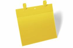 Durable 175104 porta etichette 50 pz (Durable Straped Pocket A4 Yellow [50])