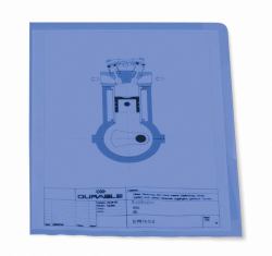 Durable 2337 foglio di protezione 210 x 297 mm [A4] Polipropilene [PP] 100 pz (Durable STANDARD Pockets 100 Blue [100])