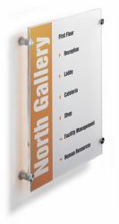 Durable Crystal Sign A3 Trasparente (Durable CRYSTAL Door Sign A3)
