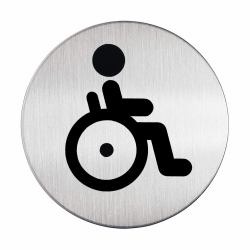 Durable PICTO 'Men's WC' Symbol 83mm