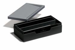 Durable Varicolor organizzatore per cassetto di scrivania Plastica, Gomma Antracite (Durable VARICOLOR JOB CASE Charcoal)