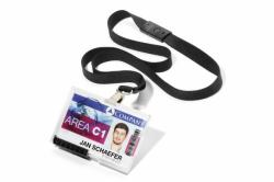 Durable 892601 badge e porta badge 10 pz (Durable PUSHBOX Duo Lanyard ID Holder [10])