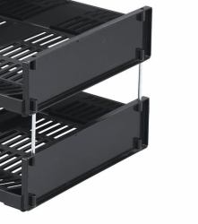 Durable 1700132001 accessorio portacorrispondenza da scrivania (Durable OPTIMO Letter Tray Risers [4])