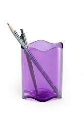 Durable TREND portapenne Viola, Trasparente (Durable Trend Pen Cup Clear Purple)