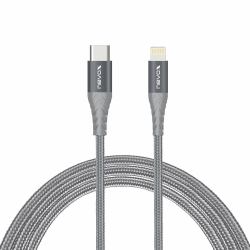 nevox 1885 cavo Lightning 1 m Grigio, Argento 