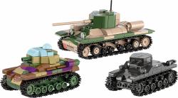 COBI Renault R35 - Valentine IX - Panzer I (COBI 2740 Historical Collection WWII R)