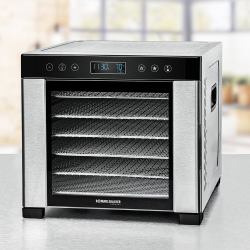 Rommelsbacher DA 950 disidratatore alimentare Nero, Acciaio inox 600 W (DÃ¶rrautomat DA 950 [edelstahl/schwarz,)