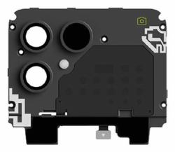 Fairphone F6TOPU-1ZW-WW1 ricambio per cellulare Involucro posteriore e obiettivo della fotocamera Nero (TOP UNIT V1 - FAIRPHONE 6)