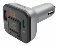 Hama 00014169 trasmettitore FM 87,6 - 107,9 MHz Nero, Argento (Hama 00014169 FM-sender 87,6 - 107,9 M)