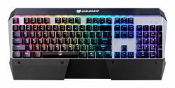 COUGAR Attack X3 RGB tastiera Gaming USB Nero, Argento 
