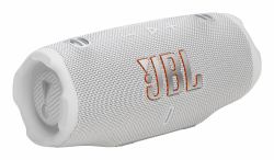 JBL Charge 6, Sistema audio portatile Waterproof e Dustproof, Bianco (JBL Charge 6 Hvid 45 W)