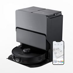 Roborock S8 MaxV Ultra Robot Aspirapolvere e Lavapavimenti, RockDock Ultra 8-in-1 Stazione Autopulente, Distributore Auto di Detersivo, Aspirazione 10.000 Pa, Reactive AI 2.0, Lavaggio Mocio ad Acq...