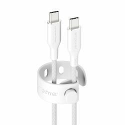 PanzerGlass empower™ by ® Racing 240W USB-C to USB-C Cable | USB 2.0 | 1.2M | Silver White cav...