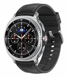 Samsung Galaxy Watch 8 Classic 3,3 cm [1.3"] AMOLED 46 mm Digitale 438 x 438 Pixel Touch screen 4G Argento Wi-Fi GPS [satellitare] (Watch Samsung Galaxy Watch 8 Classic L505 46mm LTE EU black)