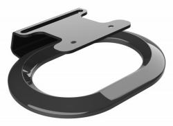 Flexson FLXE300DS1021 supporto da parete per casse acustiche Scrivania Acrilonitrile butadiene stirene [ABS], Acciaio inox Nero (Flexson Desk Stand for SONOS ERA 300 B)