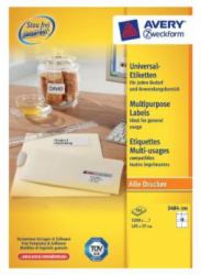 Avery 3484-200 etichetta autoadesiva Bianco 3200 pz (Self-Adhesive Label White - 3200 Pc[S] - Warranty: 12M)