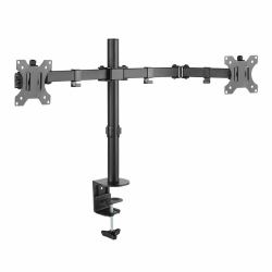 techly ICA-LCD 582-D Supporti a parete per TV 81,3 cm [32"] Scrivania Nero 