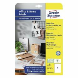 Avery LR3478-10 etichetta autoadesiva Rettangolo Permanente Bianco 10 pz (Self-Adhesive Label Rectangle - Permanent White 10 Pc[S] - Warranty: 12M)