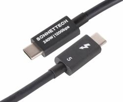 Sonnet TCB-TB5-03M Cavo Thunderbolt 0,3 m 80 Gbit/s Nero (Thunderbolt Cable 0.3 M 80 - Gbit/S Black - Warranty: 12M)