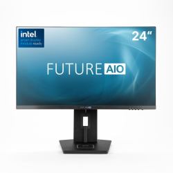 FutureAIO AIO24-12i3-W11P-256/2x8 W6E Intel Core 3 i3-1220P 61 cm [24"] PC All-in-one 16 GB DDR4-SDRAM 256 GB SSD Windows 11 Pro Nero (FUTURENUC AIO 24 1920X1080 - 12. GEN I3 W11P 256GB SSD 16GB)