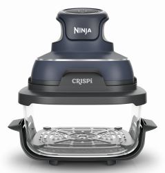 Ninja Friggitrice ad aria portatile 4 in 1 in vetro CRISPi Blu FN101EUGY (Ninja FN101EUGY)