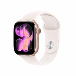 Apple Watch Series 11 OLED 42 mm Digitale 374 x 446 Pixel Touch screen 5G Rose Gold Wi-Fi GPS [satellitare] (WATCH S11 CEL 42 RG ALU LBL SB S/M)