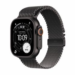Apple Watch Ultra 3 OLED 49 mm Digitale 422 x 514 Pixel Touch screen 5G Nero Wi-Fi GPS [satellitare] (Apple Watch Ultra 3Â GPS + CellularÂ 49mmÂ Black Titanium Case with Black Titanium Milane...