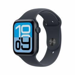 Apple Watch SE [3nd generation] OLED 44 mm Digitale 368 x 448 Pixel Touch screen Nero Wi-Fi GPS [satellitare] (WATCH SE3 GPS 44MM - MIDNIGHT CASE SPORT BAND M/L)