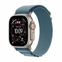 Apple Watch Ultra 3 OLED 49 mm Digitale 422 x 514 Pixel Touch screen 5G Titanio Wi-Fi GPS [satellitare] (-WATCH ULTRA 3 49 NT LI BL ALP MED)